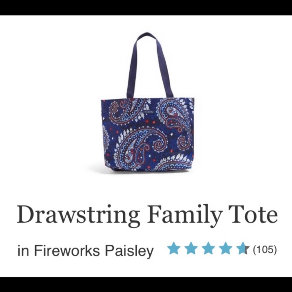 Vera Bradley Drawstring Family Tote